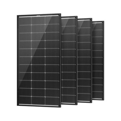 400 Watt-Panel Solar Bifacial Monokristalline Solarzellen mit schwarzem Rahmen