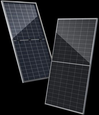 380 Watt 10,50A Bifaziale Solarkollektoren 380W Solarkollektor Schwarzer Rahmen