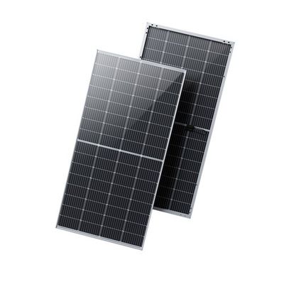 410 Watt IP68 Bifaziale Solarzellen Kristalline mit schwarzem Rahmen Monokristalline HJT