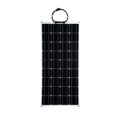 Leicht und einfach zu installieren 100w 12v halbflexibles Solarpanel für Autoboote