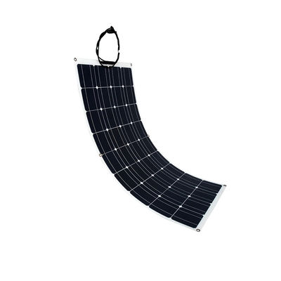 Leicht und einfach zu installieren 100w 12v halbflexibles Solarpanel für Autoboote