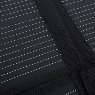 200W schwarze Partabl Solardecke für Outdoor-Enthusiasten