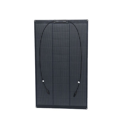 ETFE Oberfläche 100W Schwarz Flexibles Solarpanel für Off-Grid