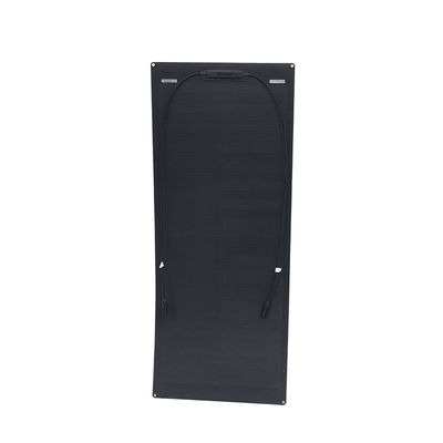 ETFE Oberfläche 100W Schwarz Flexibles Solarpanel für Off-Grid